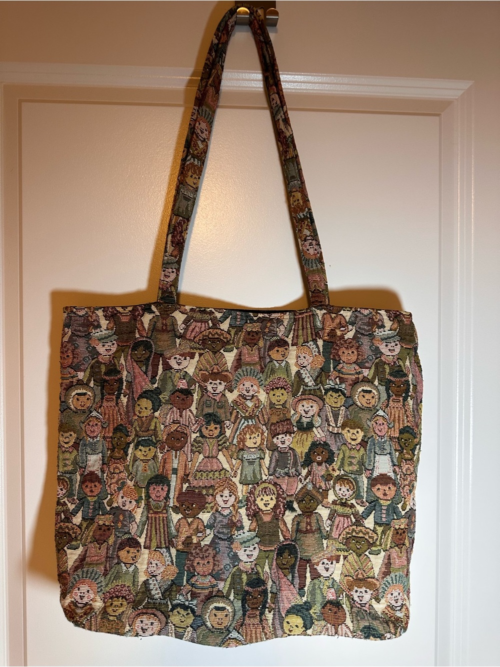 Vintage “Children of the world”Tapestry Tote Bag
